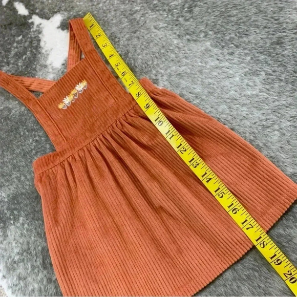 Embroidered Flower Jumper Dress - Picture 10 of 11